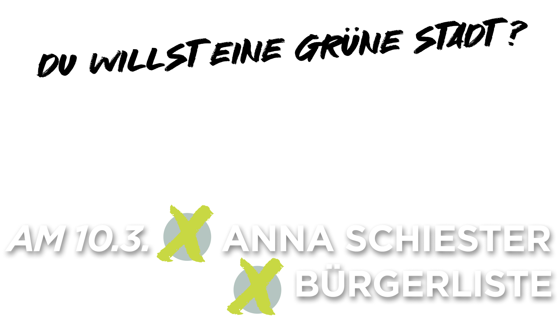 Wähl sie. Am 10. März. Anna Schiester.